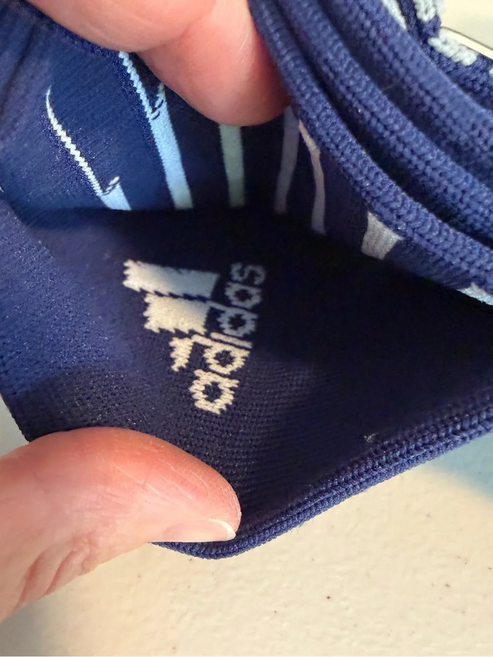 Adidas Youth Blue White Soccer OTC Socks Team Speed II NEW Small 13C-4Y Support